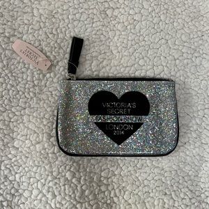 Victoria’s Secret VS Fashion Show London 2014 Silver Glitter Coin Purse Bag